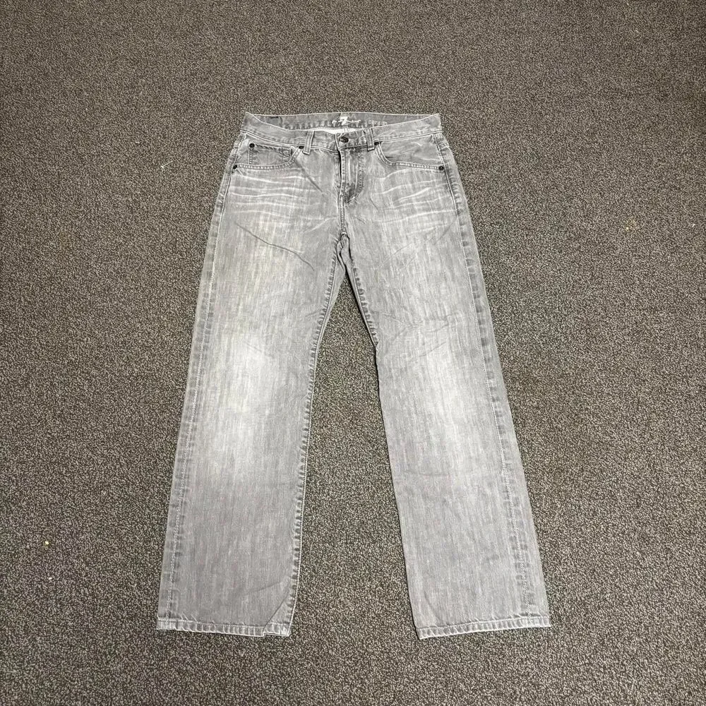 7-for-all-mankind Men's Grey Jeans